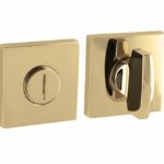 WC-Sluiting 5-8 mm Piatto verdekt messing ongelakt