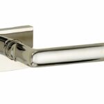 Deurkruk op geveerd rozet verdekt Padania glans nikkel