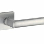 Deurkruk op geveerd rozet verdekt Padania mat nikkel ongelakt