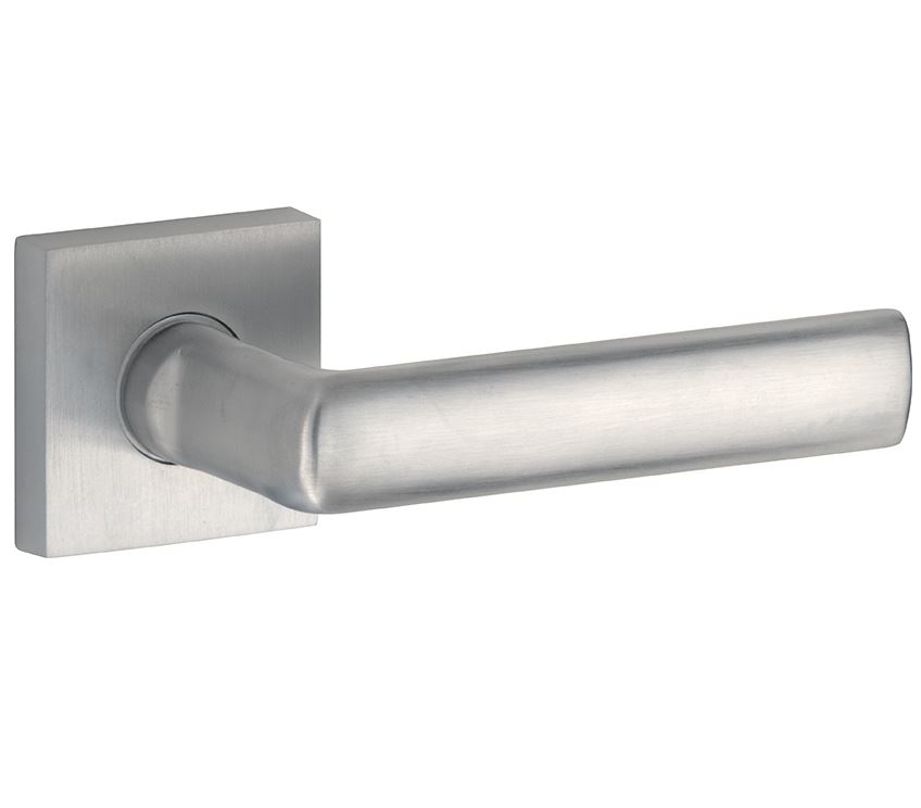 Deurkruk op geveerd rozet verdekt Padania mat nikkel ongelakt