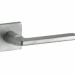 Deurkruk op geveerd rozet verdekt Piatto mat nikkel ongelakt