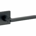 Deurkruk op geveerd rozet verdekt Piatto mat zwart