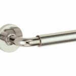 Deurkruk op geveerd rozet Frankfurt/Vivo glans nikkel