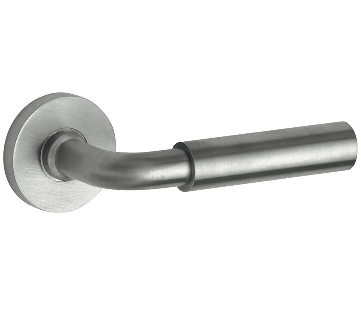 Deurkruk op geveerd rozet Frankfurt/Vivo mat nikkel ongelakt