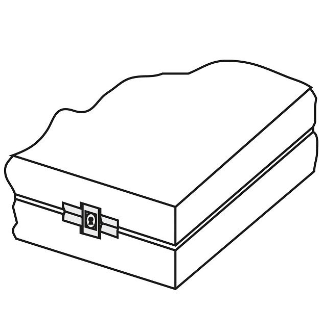 Klepscharnier ovaal 30x67 mm chroom - Afbeelding 4