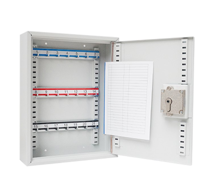 Mauer sleutelkast voor halve cilinder met 21 haken