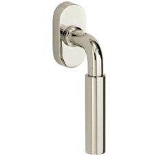 Draaikiepgarnituur Frankfurt/Elegant glans nikkel