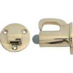 Mauer deurvastzetter messing gepolijst