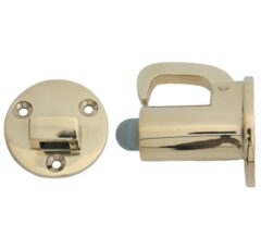 Mauer deurvastzetter messing gepolijst