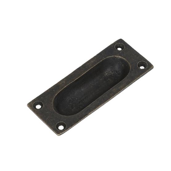 Schuifdeurgreep 88 x 34 x 12 Massief IJzer Grijs