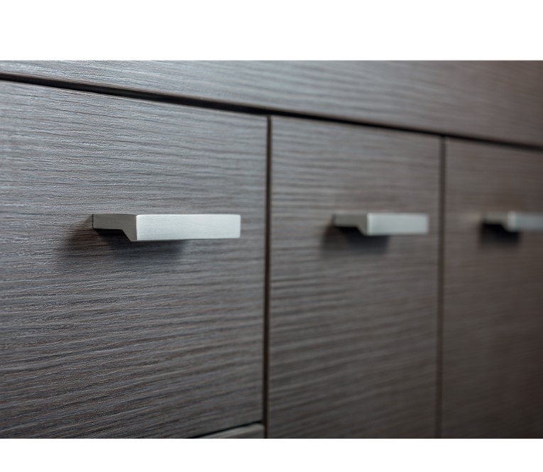 Greep ANGLE 64 mm mat wit