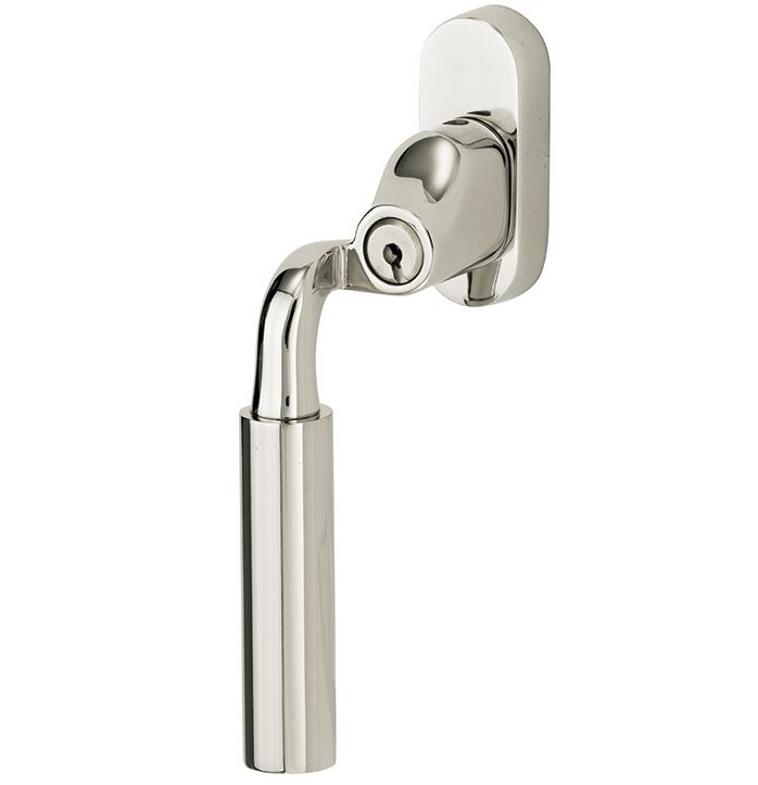 SKG2 Draaikiepgarnituur afsluitbaar Frankfurt/Smal Links glans nikkel