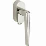 SKG2 Draaikiepgarnituur afsluitbaar Wig/Elegant glans nikkel