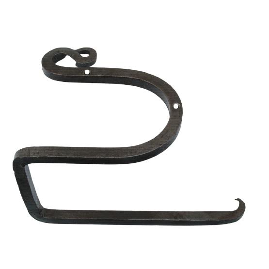 Toiletrolhouder 160 mm ijzer blank