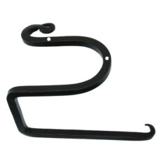 Toiletrolhouder 160 mm ijzer zwart