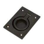 Luikring ijzer geroest 85x62 mm