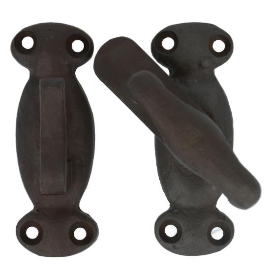 Overslag-sluiting ijzer geroest