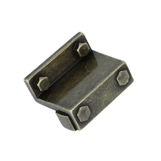 Industriegreep brons antiek 32 mm