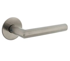 Intersteel Deurkruk Jura met rozet zelfklevend ø55x2mm rvs