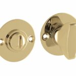 WC-Sluiting 5-8 mm Elegant/Chemin de Fer messing ongelakt