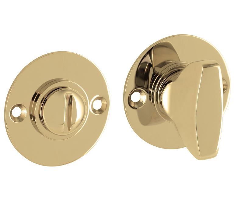 WC-Sluiting 5-8 mm Elegant/Chemin de Fer messing ongelakt