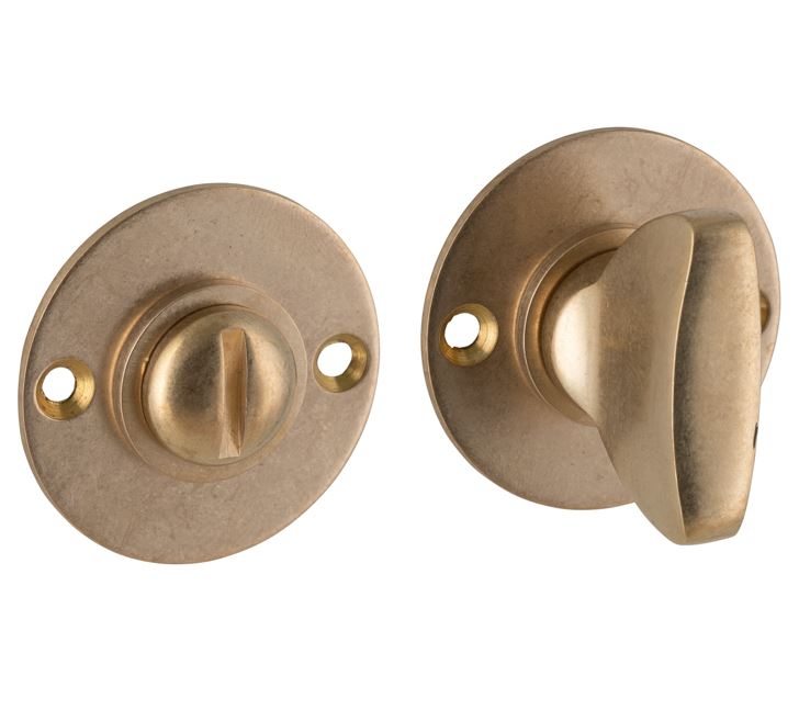 WC-Sluiting 5-8 mm Elegant/Chemin de Fer messing antiek