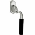 SKG2 Draaikiepgarnituur afsluitbaar Frankfurt ebben/Smal Rechts mat nikkel ongelakt