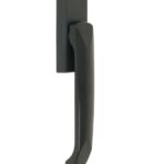 Vlakke draaikiepgarnituur aluminium bruin