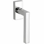 Draaikiepgarnituur Kare/Bauhaus glans nikkel