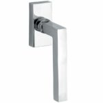 Draaikiepgarnituur Kare/Bauhaus glans chroom