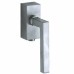 SKG2 Draaikiepgarnituur afsluitbaar Kare/Bauhaus mat chroom