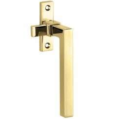 Raamboom Met Sluitplaat Rechts Kare messing gelakt