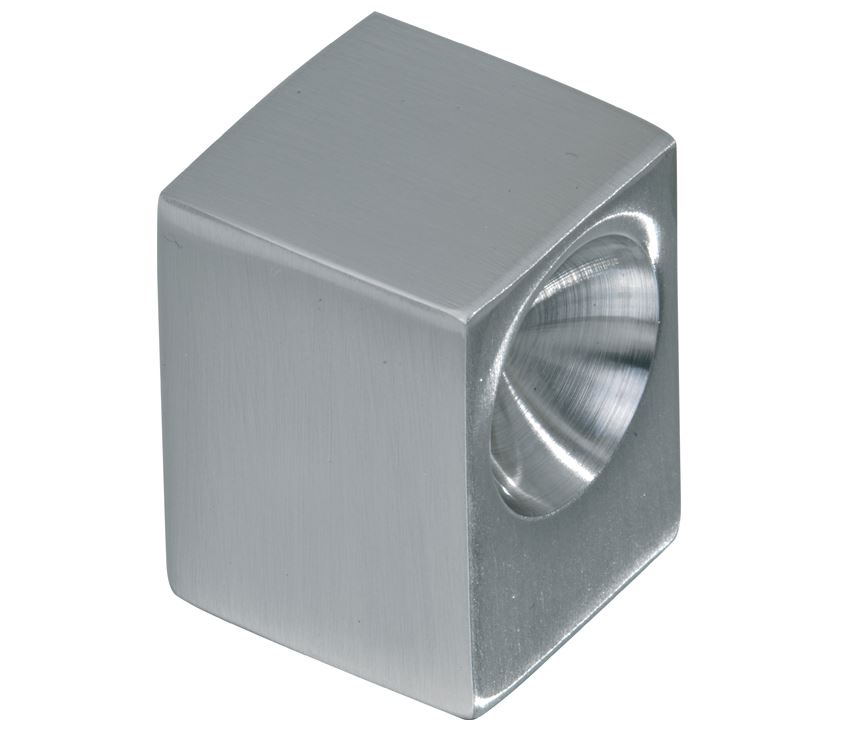 Meubelknop Karé 17mm mat nikkel ongelakt