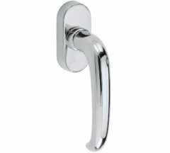 Draaikiepgarnituur Halfsabel/Elegant glans chroom