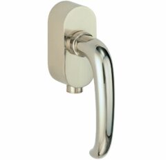 SKG2 Draaikiepgarnituur afsluitbaar Halfsabel/Elegant glans nikkel