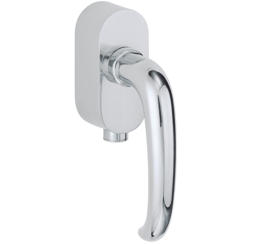 SKG2 Draaikiepgarnituur afsluitbaar Halfsabel/Elegant glans chroom