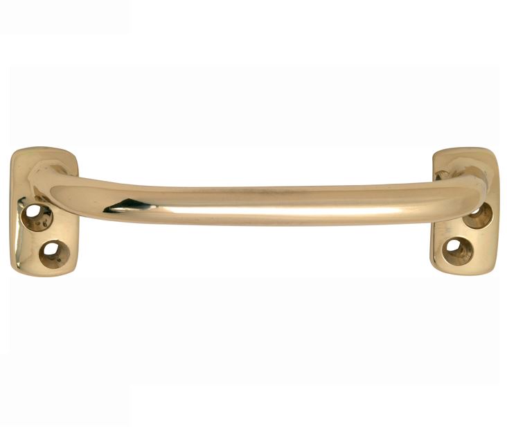 Raamgreep Elegant messing gelakt