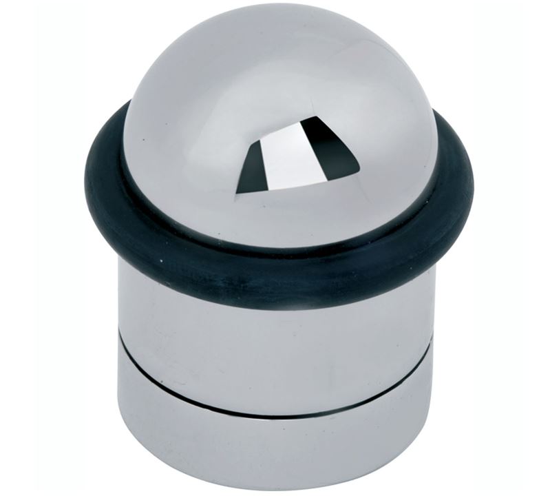 Deurstopper rond Ø32mm glans chroom
