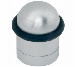 Deurstopper rond Ø32mm mat chroom