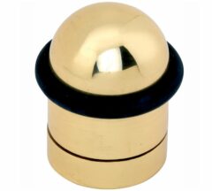Deurstopper rond Ø32mm messing gelakt