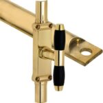 Kruk-espagnolet Ton Ebben Messing Ongelakt Inclusief 1 Stang