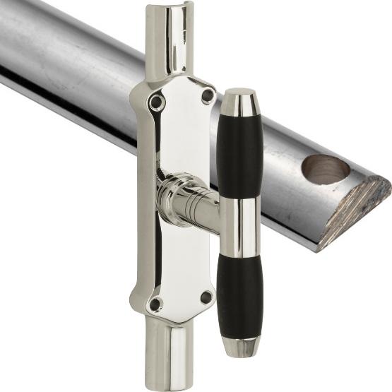 Kruk-espagnolet Ton Ebben Glans Nikkel Inclusief 1 Stang