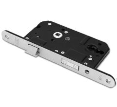 Veiligheidsinsteekslot PC72 SKG**® ronde voorplaat RVS