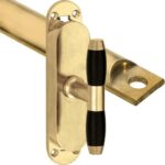 Kruk-espagnolet Ton Ebben Messing Antiek Inclusief 1 Stang