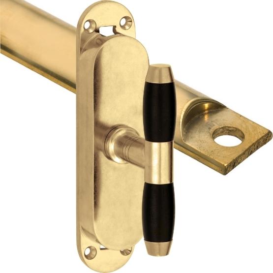 Kruk-espagnolet Ton Ebben Messing Antiek Inclusief 1 Stang