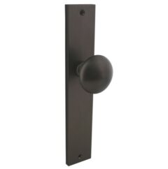 Intersteel Knopschild 245x45mm blind antraciet grijs