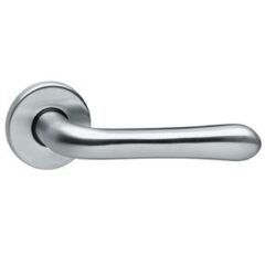 Intersteel gatdeel Deurkruk Saturnus rechts op rozet chroom mat