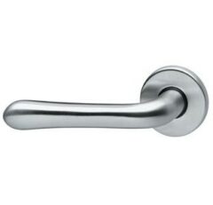 Intersteel gatdeel Deurkruk Saturnus links op rozet chroom mat