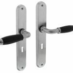 Intersteel Deurkruk Courgette met ovaal schild 238x39x9mm SL56 mat chroom