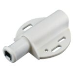 Magnetische snapper (push to open) met tegenplaat wit